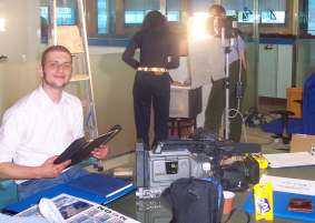 sul set del film