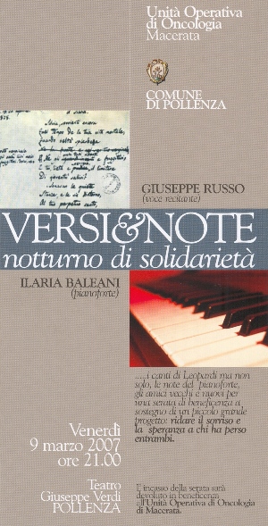 versi e note